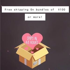 ✨✨✨Free shipping ! On Bundles  of $ 100 or more  ✨✨